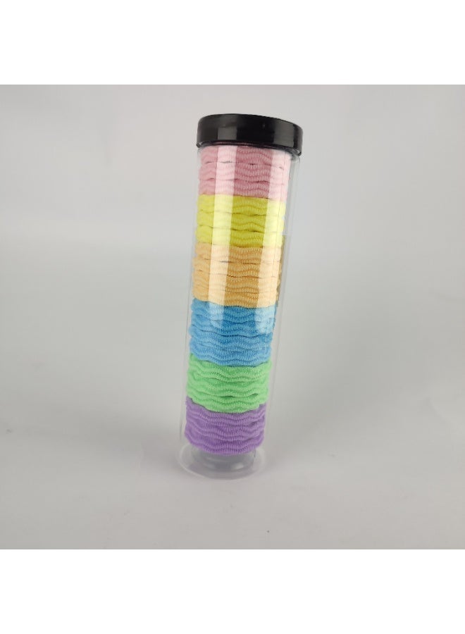 علبة توك شعر استيك ملونة مرنة وناعمة – لا تشد الشعر ومناسبة للاستخدام اليومي - Image 3